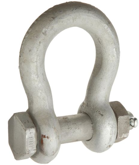 Picture of Cm Columbus Mckinnon Galvanized Bolt & Nut Anchor Shackle - 12Ton- 1- Part# - M855G