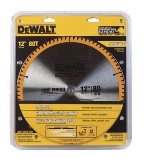 Picture of Dewalt® 12" 80T Atb Circular Saw Part# - Dw3128