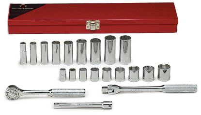 Picture of Wright Tool 20Pc. 3/8"Dr. Socket Set6-Point Sta Part# - 337