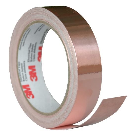 Picture of 3M™ Emi Copper Foil Shielding Tape 1181 1 In X 18 Yd Part# - 7000132169