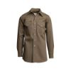 Picture of Lapco Shirt - Khaki Light Weight Twill W Pearl Snaps Part# - 850-L