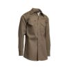 Picture of Lapco Shirt - Khaki Light Weight Twill W Pearl Snaps Part# - 850-L