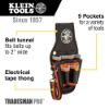 Picture of Klein Tools Black & Orange Small Tool Pouch Part# - 5240