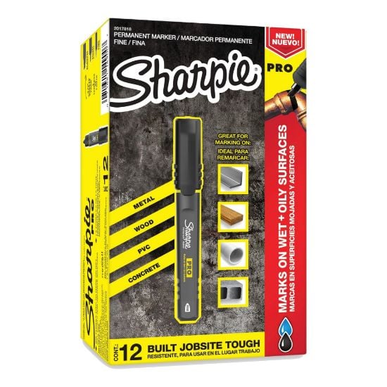 Picture of Sharpie® Sharpie Pro Fine Point Black 12 Count Part# - 2017818