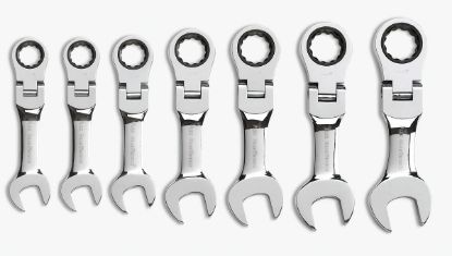 Picture of Gearwrench® 7Pc Sae Stubby Flex Ratcheting Wrench Set Part# - 9570