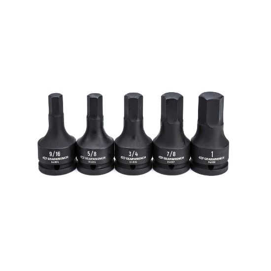 Picture of Gearwrench® Set Skt 3/4"Dr Hex Bit 5Pc Sae Part# - 84899