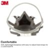 Picture of 3M™ Medium Respirator Facepiece Only 21618 Part# - 7000001933