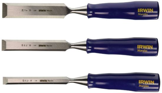 Picture of Irwin® Chisel Woodwk Clam Pk=3Chisels Ca=3Pks Of 3Eapk Part# - 1769179