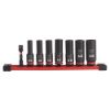 Picture of Milwaukee® Tool 8Pc Shockwave Imp Duty 3/8"" Dr Sae Deep 6Pt Skt Part# - 49-66-7024