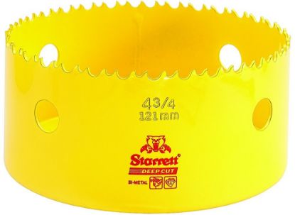 Picture of L.S. Starrett Dch0434-G Hss Deep Cut Hole Saw 4-3/4" 121Mm Part# - 465