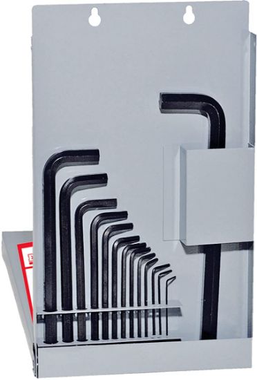 Picture of Eklind Tool 17 Piece Long Series Hex-L Key Set In Metal Box Part# - 10217