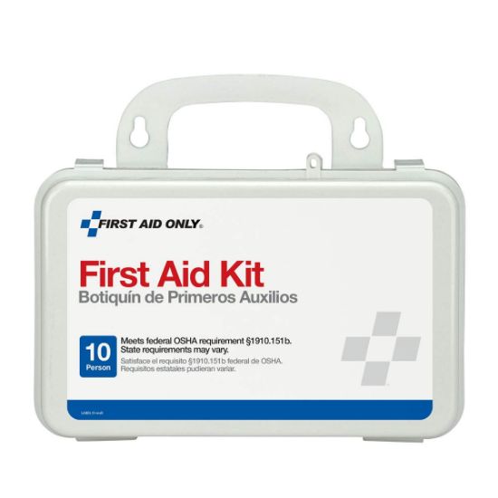 Picture of First Aid Only® Weatherproof Plastic Basix #10 First Aid Kit Part# - 6060