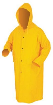 Picture of Mcr Safety Classic- .35Mm- Pvc/Polyester- 49" Coat- Yellow Part# - 200Cm