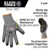 Picture of Klein Tools Work Gloves  Cut Level 2  Touchscreen  Lg Part# - 60185