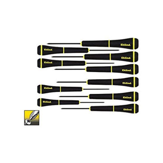 Picture of Eklind Tool 10Pc Slotted 1-4Mm & P#000-#1 Screwdriver Set Part# - 92199