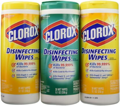 Picture of Clorox® Clo30112 Wipes Clorox 3Pk/35Ct Wh Part# - Clo30112