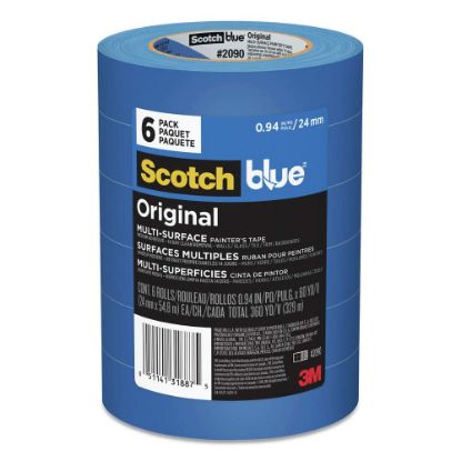 Picture of Scotchblue™ 2090-24Ep6 Painttape 0.94Inx60Yd 6Rls/Pk Part# - 7100188447