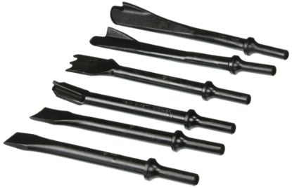 Picture of Grey Pneumatic 6 Pc. Exhaust Service Chisel Set - .401 Shank Part# - Cs106