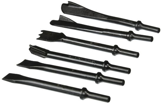 Picture of Grey Pneumatic 6 Pc. Exhaust Service Chisel Set - .401 Shank Part# - Cs106