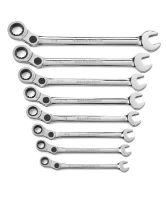 Picture of Gearwrench® 8Pc Sae Index Comb Wr Part# - 85498