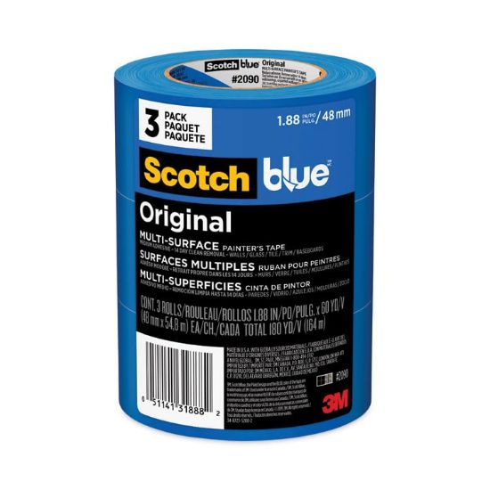 Picture of Scotchblue™ 2090-48Ep3 Painttape 1.88Inx60Yd 3Rls/Pk Part# - 7100188352