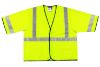 Picture of Mcr Safety Class Iii 100% Polye Fluorescent Lime Safety Vst Part# - Vcl3Slx2