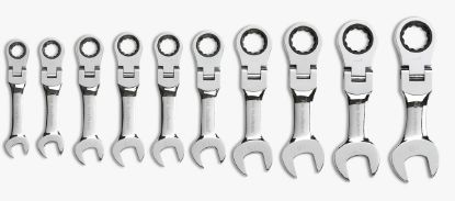 Picture of Gearwrench® 10Pc Metric Stubby Flexratcheting Wrench Part# - 9550