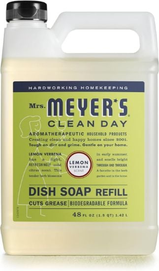 Picture of Mrs. Meyer'S Clean Day Mmcd Dishsoaprefill Lemnverb 48Floz/6Us Part# - 347544