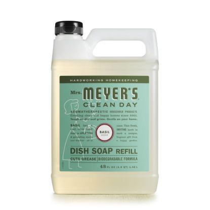 Picture of Mrs. Meyer'S Clean Day Mmcd Dishsoaprefill Basil 48Floz/6Us Part# - 347545