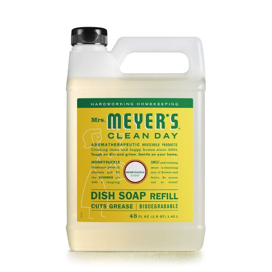 Picture of Mrs. Meyer'S Clean Day Mmcd Dishsoaprefill Honeysckl48Floz/6Us Part# - 347546