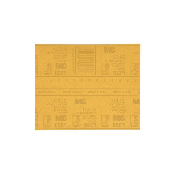 Picture of 3M™ 3M Gold Abrasive Sheet 02541 P320 Grade 9" X 11" Part# - 7000118280