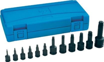 Picture of Grey Pneumatic Assorted Drive 12 Pieceint. Star Impact Driver Part# - 1234T