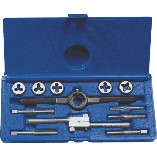 Picture of Irwin® Set Tap&Die 12Pc Nc1 Hexhanso Thru 1/2" T Part# - 24612