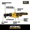 Picture of Dewalt® 20V Max 1/2" Ratchet Bare Part# - Dcf512B