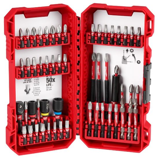 Picture of Milwaukee® Tool Shockwave Impact Duty Driver Bit Set - 54Pc Part# - 48-32-4010