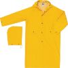 Picture of Mcr Safety Classic- .35Mm- Pvc/Polyester- 49" Coat- Yellow Part# - 200Cx2