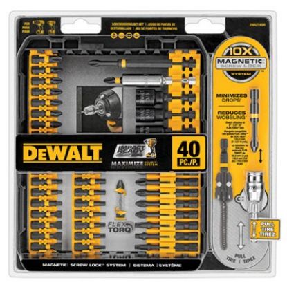 Picture of Dewalt® 40 Pc Impct Rdy Screw Lock Screwdri Part# - Dwa2T40Ir