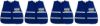 Picture of Mcr Safety Poly- Cotton Safety Vest- 21" X 48"- Blue Part# - Icv203