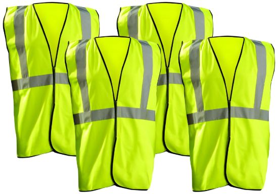 Picture of Occunomix Occulux Economy Vest Yellow Xl Ansi 2 Part# - Eco-G-Yl/Xl