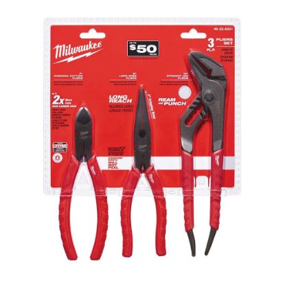 Picture of Milwaukee® Tool 3Pc Pliers Kit Part# - 48-22-6331