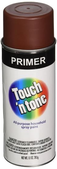 Picture of Rust-Oleum® Touch 'N Tone En Ap Spray Paint Flat Red Primer Part# - 253562