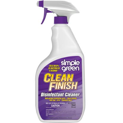 Picture of Simple Green 32 Oz. Clean Finish Disinfectant Cleaner Part# - 2810001201032