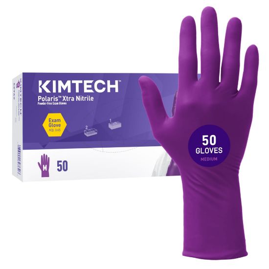 Picture of Kimtech™ Nitrile Gloves  5.9 Mil Ambidextrous M 500/Bx Part# - 62762