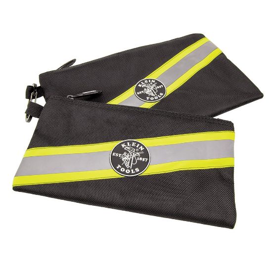 Picture of Klein Tools High Visibility Zipper Bags Part# - 55599