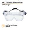 Picture of 3M™ 332 Impact Goggle Clearlens Part# - 7010340634