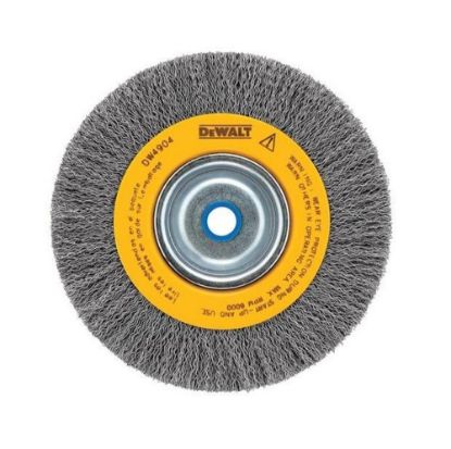 Picture of Dewalt® 8" Crimped Bench Wire Wheel 5/8" Arbor Part# - Dw4906