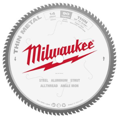 Picture of Milwaukee® Tool 14" Circular Saw Blade Dry Cut 90T Part# - 48-40-4510