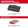 Picture of Milwaukee® Tool Shockwave Imp Duty Socket 3/8 Dr 19Pc Tray Only Part# - 49-66-6831