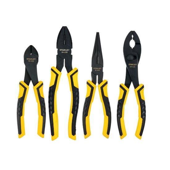 Picture of Stanley® Bi-Material Plier Set -4 Pieces Part# - 84-058