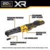 Picture of Dewalt® 20V 3/8" To 1/2" Max Ratchet Bare Part# - Dcf510B